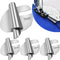 TOOVREN Universal Sewing Rolled Hemmer Foot 4pcs, Rolled Hem Presser Foot, 7/8/9/10mm Wide Rolled Hem Foot, Sewing Machine Presser Foot Hemmer Foo...
